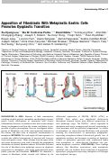 Cover page: Apposition of Fibroblasts With Metaplastic Gastric Cells Promotes Dysplastic Transition