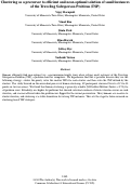 Cover page: Clustering as a precursor to efficient and near-optimal solution of small instancesof the Traveling Salesperson Problem (TSP)