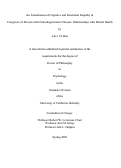 Cover page: An Examination of Cognitive and Emotional Empathy in Caregivers of Persons with Neurodegenerative Disease: Relationships with Mental Health