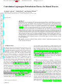 Cover page: Convolution Lagrangian perturbation theory for biased tracers