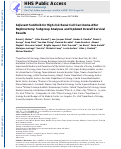 Cover page: Adjuvant Sunitinib for High-risk Renal Cell Carcinoma After Nephrectomy: Subgroup Analyses and Updated Overall Survival Results