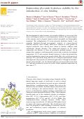 Cover page: Engineering glycoside hydrolase stability by the introduction of zinc binding