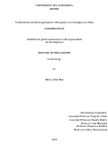 Cover page: Volunteerism and the Legitimation of Inequality in Contemporary China