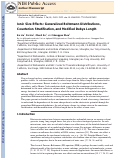 Cover page: Ionic size effects: generalized Boltzmann distributions, counterion stratification and modified Debye length