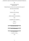 Cover page: A Metabolomics Approach to Profiling Chemicals of the Human Intestinal Tract