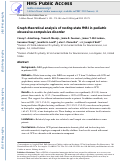 Cover page: Graph-theoretical analysis of resting-state fMRI in pediatric obsessive–compulsive disorder