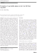 Cover page: Formation of seep bubble plumes in the Coal Oil Point seep field