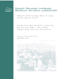 Cover page: Commercial Building Energy Saver: An energy retrofit analysis toolkit: