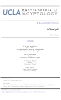 Cover page: Transportation