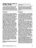 Cover page: Nursing home bed capacity in the States, 1978-86.