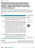 Cover page: Datopotamab Deruxtecan Versus Chemotherapy in Previously Treated Inoperable/Metastatic Hormone Receptor-Positive Human Epidermal Growth Factor Receptor 2-Negative Breast Cancer: Primary Results From TROPION-Breast01.