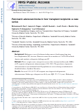 Cover page: Pancreatic adenocarcinoma in liver transplant recipients: a case series.