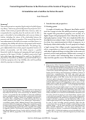 Cover page: Current Empirical Premises of the Disclosure of the Secrets of Property Law:  A Foundation and a Guideline for Future Research