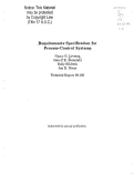 Cover page: Requirements specification for process-control systems