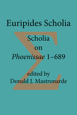 Cover page of Euripides Scholia: Scholia on <em>Phoenissae</em> 1–689