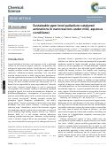 Cover page: Sustainable&nbsp;ppm level palladium-catalyzed aminations in nanoreactors under mild, aqueous conditions