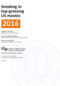 Cover page: Smoking in top-grossing US movies 2016