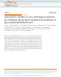 Cover page: Jawsamycin exhibits in vivo antifungal properties by inhibiting Spt14/Gpi3-mediated biosynthesis of glycosylphosphatidylinositol