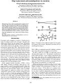 Cover page: Edge replacement and nonindependence in causation