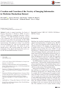 Cover page: Creation and Curation of the Society of Imaging Informatics in Medicine Hackathon Dataset