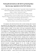 Cover page: Probing buried interfaces with soft x-ray standing wave spectroscopy: Application to the Fe/Cr interface