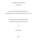 Cover page of Resource Allocation and Institutional Effectiveness: Exploring Financial Decision-Making in Public Research Universities