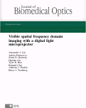 Cover page: Visible spatial frequency domain imaging with a digital light microprojector