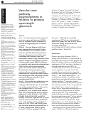 Cover page: Vascular tone pathway polymorphisms in relation to primary open-angle glaucoma