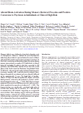 Cover page: Altered Brain Activation During Memory Retrieval Precedes and Predicts Conversion to Psychosis in Individuals at Clinical High Risk.