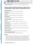 Cover page: Anatomy-Specific Classification Model Using Label-Free FLIm to Aid Intraoperative Surgical Guidance of Head and Neck Cancer