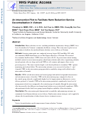 Cover page: An intervention pilot to facilitate harm reduction service decentralization in Vietnam