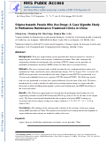 Cover page: Stigma towards people who use drugs: A case vignette study in methadone maintenance treatment clinics in China