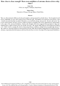 Cover page: How close is close enough? How even neighbors of extreme choices drive risky choice