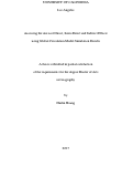 Cover page: Assessing the Aerosol Direct, Semi-Direct and Indirect Effects using Global Circulation Model Simulation Results