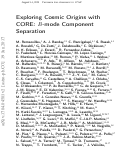 Cover page: Exploring cosmic origins with CORE: B-mode component separation