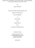 Cover page: Refugee Legacies, Media Objects, and Collective Memory: Evolutions of Diasporic Consciousness among Sri Lankan Tamils in Canada