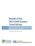 Cover page: Results of the 2017-18 Campus Travel Survey