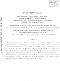 Cover page: Twisted Split Fermions