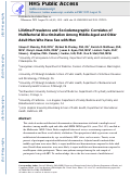 Cover page: Lifetime Prevalence and Sociodemographic Correlates of Multifactorial Discrimination Among Middle-Aged and Older Adult Men Who Have Sex with Men