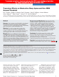 Cover page: Trazodone Effects on Obstructive Sleep Apnea and Non-REM Arousal Threshold