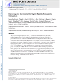 Cover page: Discovery and Development of Cyclic Peptide Proteasome Stimulators.