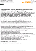 Cover page: Atmospheric River Tracking Method Intercomparison Project (ARTMIP): project goals and experimental design