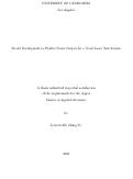 Cover page: Model Development to Predict Power Output for a Novel Laser Test System