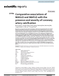 Cover page: Comparative associations of MASLD and MAFLD with the presence and severity of coronary artery calcification.