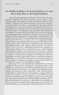 Cover page: La verdad, el poder y la ficción policiaca: el caso de <em>Castigo Divino</em>, de Sergio Ramírez