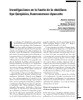 Cover page: Investigaciones en la fuente de la obsidiana tipo Quispisisa, Huancasancos-Ayacucho