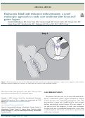 Cover page: Endoscopic blind limb reduction with septotomy: a novel endoscopic approach to candy cane syndrome after Roux-en-Y gastric bypass.