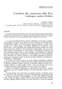 Cover page: Contributi alla conoscenza della flora briologica carnico-friulana