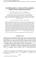 Cover page: Latitudinal gradients in Atlantic reef fish communities: trophic structure and spatial use patterns