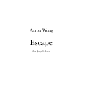 Cover page: Escape